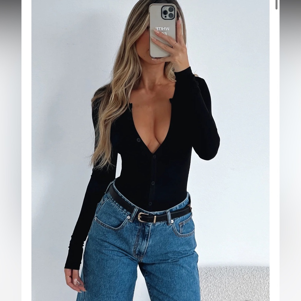 White fox bodysuit